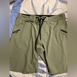 MATUSE Army Green NEPTUNE PRO LTS Surfing Swim Board Shorts